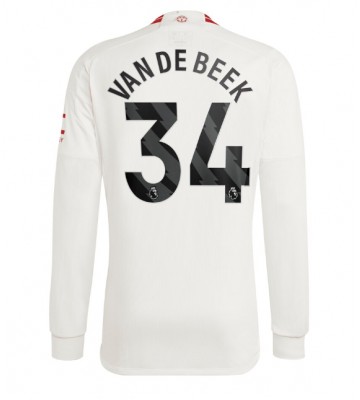 Manchester United Donny van de Beek #34 Replica Third Stadium Shirt 2023-24 Long Sleeve